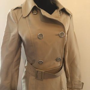 Kenneth Cole trench coat XS beige coat long jacket